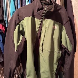 The North Face Men's Olive and Black Performance Jacket